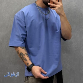 تیشرت بیسیک پاستیلی پارچه دورس