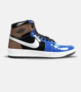 کتانی ساق‌دار زنانه و مردانه آبی مشکی قهوه ای Nike air jordan 1