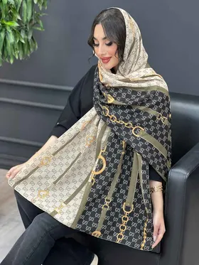 شال طرح گوچی زنجیردار