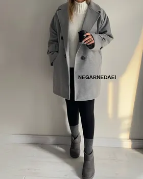 پالتو NICO طوسی (قدکوتاه)