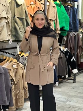 مانتو زنانه کجراه یقه آرشال