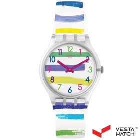 ساعت مچی زنانه سواچ SWATCH مدل GE254