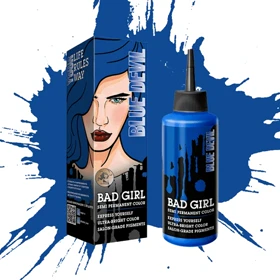 رنگ مو فانتزی بد گرل (BAD GIRL) رنگ BLUE DEVIL - حجم 150 میل