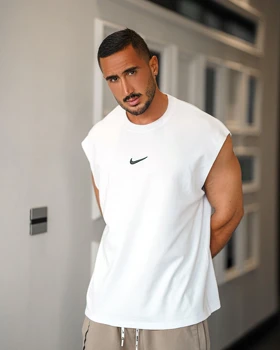 رکابی ورزشی وست NIKE سفید