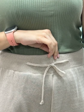 ست مانتو شلوار بافت نیکی