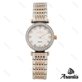 ساعت الکسا 2004z زنانه سیلور رزگلد دورنگین w-10119