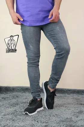 شلوار جین طوسی تیره ZARA