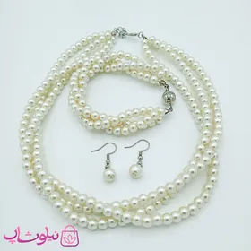 سرویس زنانه مرواریدی درشت