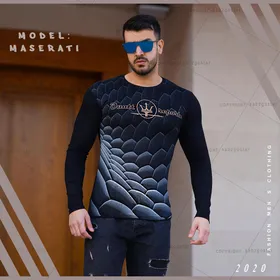 بلوز مردانه 3بعدی Maserati