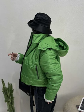 کاپشن کلاه گت دار