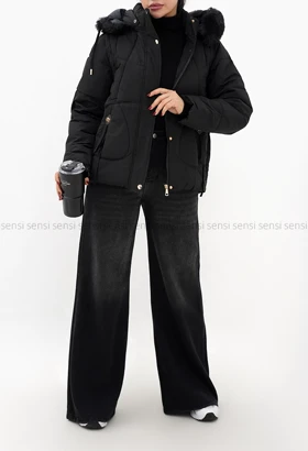 کاپشن وارداتی پافر شو پشم شیشه کد1004855