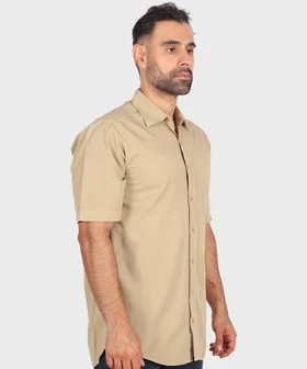 پیراهن مردانه آستین کوتاه و کتان کجراه 5441