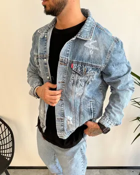 کت جین مردانه آبی تیره LEVIS