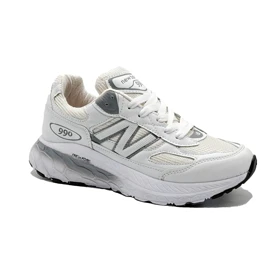 کتانی اسپرت ست مردانه زنانه مدل نیوبالانس 990 رنگ سفید کد 1899