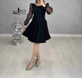 پیراهن عروسکی آستین بیده : 1009082