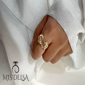 انگشتر طلاروس اصل مدل سحا