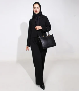 ست کراپ کت و شلوار کد 1105