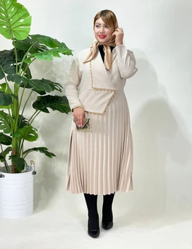 پیراهن پلیسه نورا کد : s287