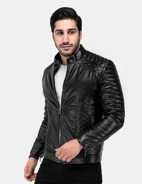 کاپشن چرمی مردانه Rayan