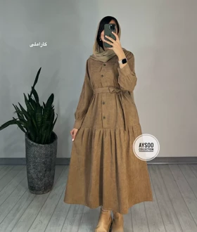 پیراهن مانتویی همتا