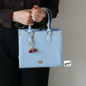 کیف زنانه دوشی_دستی مدل ماهک (آبی)