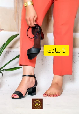 صندل مجلسی زنانه پاشنه 5 و 7 سانت تک بند
