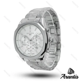 ساعت مردانه رومانسون مکس سه موتوره تمام سیلور m-10229