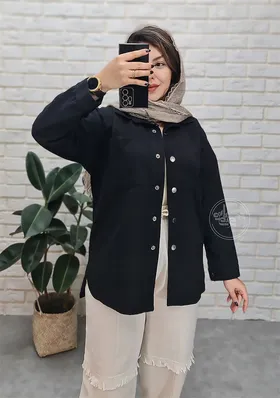 مانتو کتان دخترانه