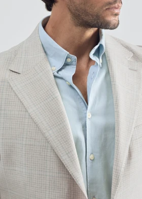 کت چهارخانه پشمی 2520204