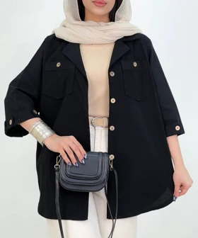 مانتو شومیزی لینن تویگا