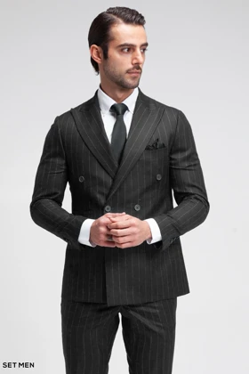 کت و شلوار مردانه شش دکمه دیپلمات