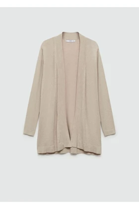 ژاکت کش باف پشمی زنانه اورجینال منگو mango