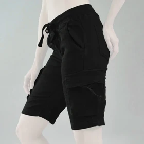 شلوارک زنانه لیوکس مدل 7106 مشکی