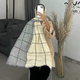 شال پلیسه چهار خونه