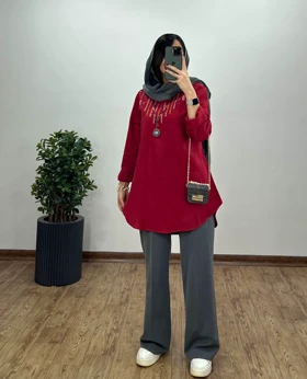 مانتو جلو گلدوزی رعنا 1(ایراد دار)