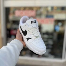 کفش نایک ایرفورس سفید مشکی ست کد 61550