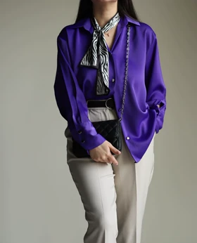 شومیز ساتن zara style
