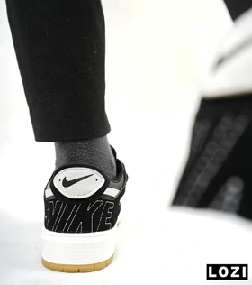 کفش کتانی مردانه مشکی کرم NIKE AIR JORDAN