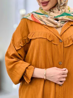 مانتو کراش آستین چین