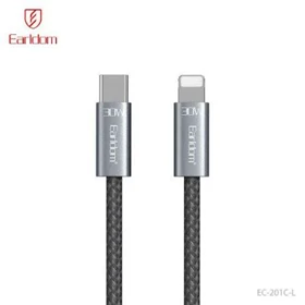 کابل تایپ سی به لایتنینگ ارلدام Earldom مدل EC-201C-L توان 30 وات 1 متر