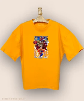 تیشرت لش مردانه و زنانه طرح وان پیس کد910
