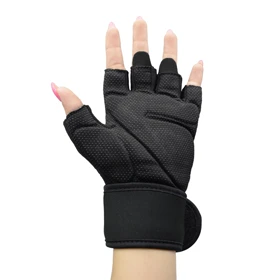 دستکش بدنسازی زنانه پاورایکس مدل 404K1371 مشکی
