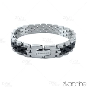 دستبند رولکس دورنگ 40039