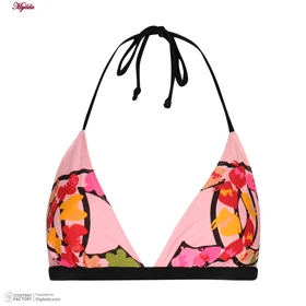 مایو 2 تکه دخترانه رنگ صورتی مدل 11018