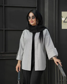 مانتو شومیزی ملورین کد 2951
