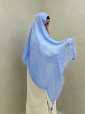 شال کنفی منگوله‌دار