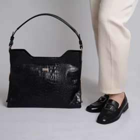 کیف دوشی چرم زنانه لونا624