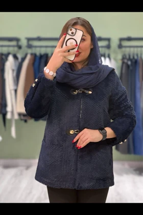 پالتو پوست یقه گرد