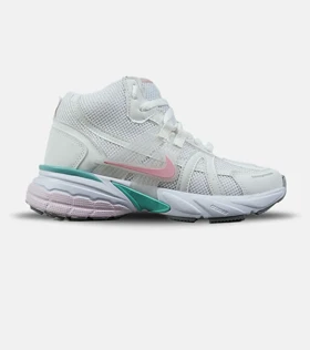 کفش کتانی ساق‌دار مردانه و زنانه سفید صورتی Nike cushlon مدل 7703