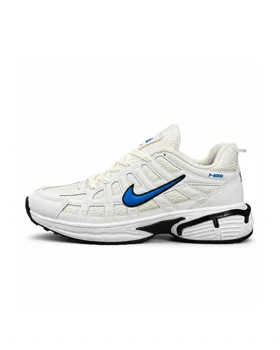 کتانی مردانه مدل رانینگ نایک P6000 سفید آبی NIKE